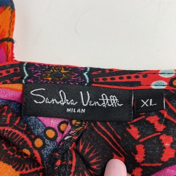 Tangerine & Multi Coloured Maxi Dress - Picture 10 of 12